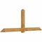 Ekena Millwork Eugene Rough Sawn Timber Gable Bracket, Western Red Cedar, 108"W x 40"H x 4"D x 6"F, 9/12 Pitch GBW108X40X0406EUG00RWR - alternate 5